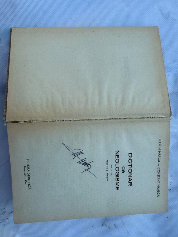 C4 - DICTIONAR DE NEOLOGISME autor FLORIN MARCU