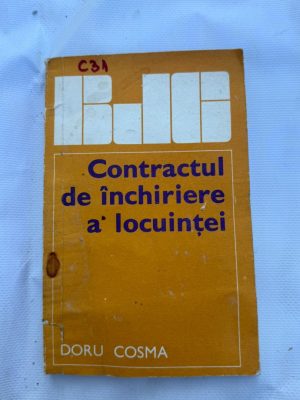 C31 - CONTRACTUL DE INCHIIERE A LOCUINTEI autor DORU COSMA